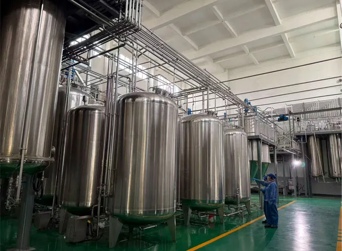 Monk Fruit Extract Production Line – 80m Counter-current Extraction System, SanLengBio Factory, Guilin